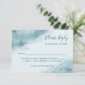 水色の氷色（青） 出欠カード (スタンド正面)