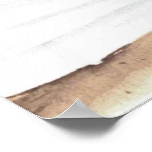 水色の海 ポスター (角)