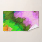 水色の滝、自然 バスタオルセット (ハンドタオル)