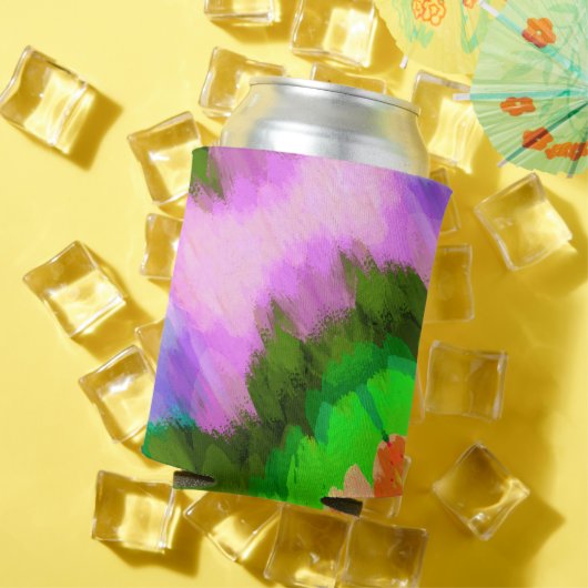 水色の滝、自然 缶クーラー (インサイチュ 夏)