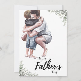 水色の父の日 シーズンカード