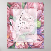 水色の牡丹 – 愛は甘いごちそう ポスター (正面)