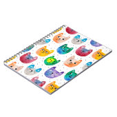 水色の猫や友人 ノートブック (左側)