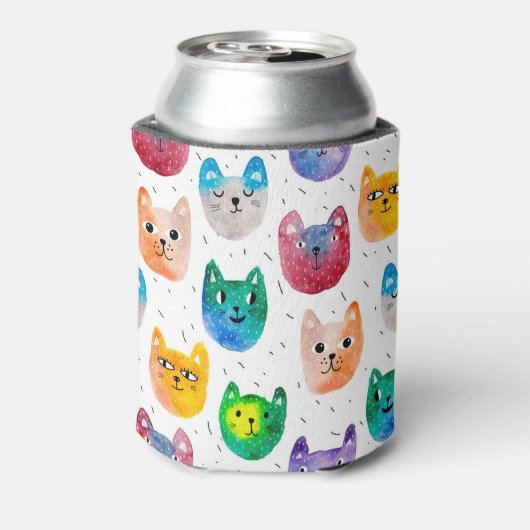 水色の猫や友人 缶クーラー (缶裏面)