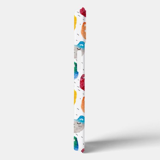 水色の猫や友人 Case-Mate iPhoneケース (裏面 / 右)