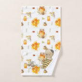 水色の甘い蜂蜜 バスタオルセット (ハンドタオル)