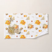 水色の甘い蜂蜜 バスタオルセット (ハンドタオル)