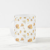 水色の甘い蜂蜜 フロストグラスマグカップ (正面左)