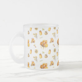 水色の甘い蜂蜜 フロストグラスマグカップ