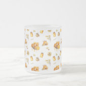 水色の甘い蜂蜜 フロストグラスマグカップ (中央)