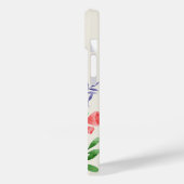 水色の絵を描花の集合 Case-Mate iPhoneケース (裏面 / 左)