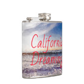 水色の絵画-カリフォルニアに夢を見ること フラスク (右)