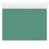 水色の緑の結婚葉の予約サイン (内部横(下))