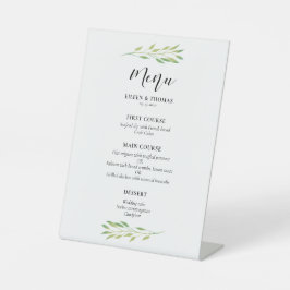 水色の緑離れのメ結婚ニュー 台座サイン