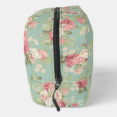 水色の背景にバラのピンク ドップキット (右)