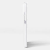 水色の背景に赤いトンボ iPhoneケース (左側面)