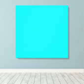 水色の背景 キャンバスプリント (インサイチュ (ウッドフロア))