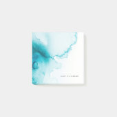 水色の背景（青） ポストイット (正面)