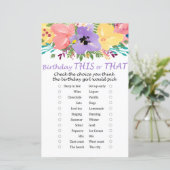 水色の花誕生日このゲームまたはそのゲーム (スタンド正面)