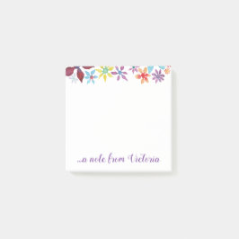 水色の花 ポストイット