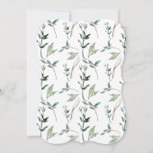 水色の葉アンパサンド セーブザデート (裏面)