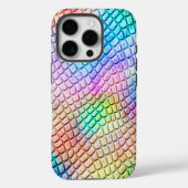 水色の蛇皮 Case-Mate iPhoneケース (裏面)