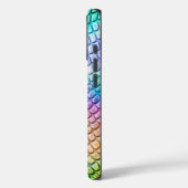 水色の蛇皮 Case-Mate iPhoneケース (裏面 / 左)