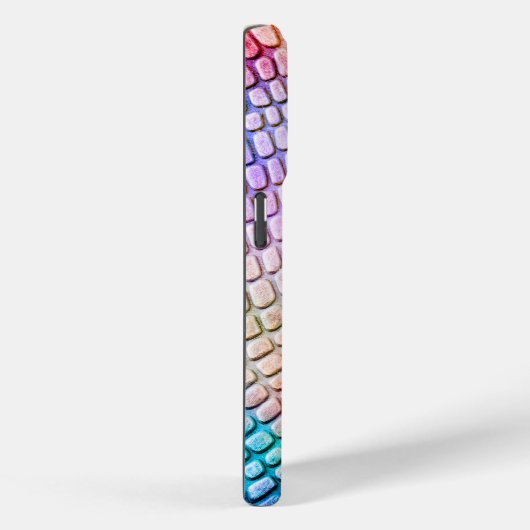 水色の蛇皮 Case-Mate iPhoneケース (裏面 / 右)