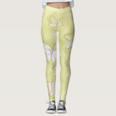 水色の蝶レギンス レギンス (正面)