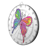 水色の蝶 ダーツボード (正面右)