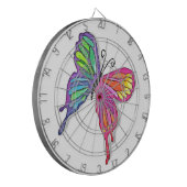 水色の蝶 ダーツボード (正面左)