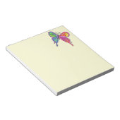 水色の蝶 ノートパッド (アングル)