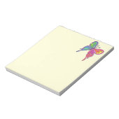 水色の蝶 ノートパッド (回転)