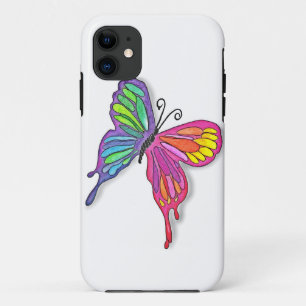 水色の蝶 iPhone 11 ケース