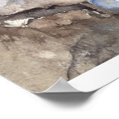 水色の象 ポスター (角)