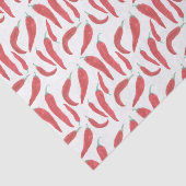 水色の赤いホットチリー 薄葉紙 (詳細)