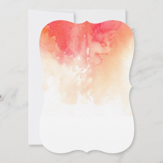 水色の赤い桃の赤男女兼用ちゃんシャワー 招待状 (裏面)