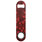 水色の赤い離れ色のパターン スピード栓抜き (裏面)