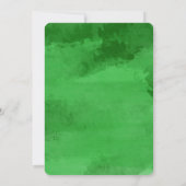 水色の醜いセータークリスマスパーティー 招待状 (裏面)