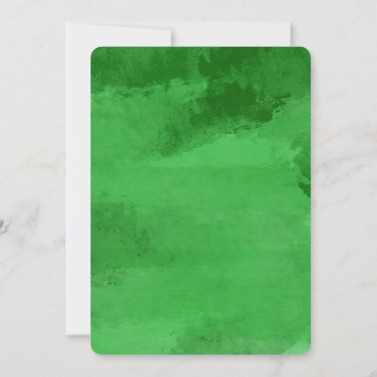 水色の醜いセータークリスマスパーティー 招待状 (裏面)