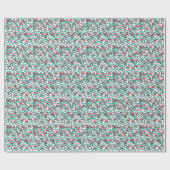 水色の野生の果実、シームレスなパターン。 ラッピングペーパー (フラット)