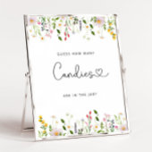 水色の野花はキャンディーの数を推測する ポスター