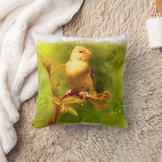 水色の金魚 クッション (ブランケット)