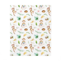 水色の間抜けサル