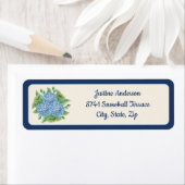 水色の雪玉 ラベル (インサイチュ)