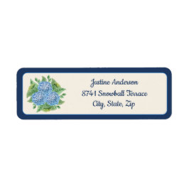 水色の雪玉 ラベル