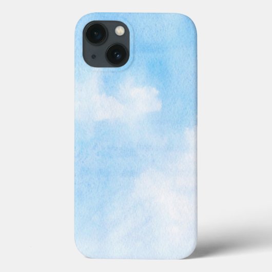 水色の雲と空の背景 Case-Mate iPhoneケース (裏面)