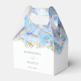 水色の青い大理石 | 結婚s フェイバーボックス