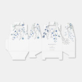 水色の青い野結婚花 フェイバーボックス (折り畳みなし)