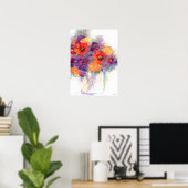 水色の静物生活 ポスター (ホームオフィス)